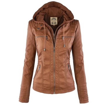 Winter Faux Leather Jacket Women Casual Basic Coat