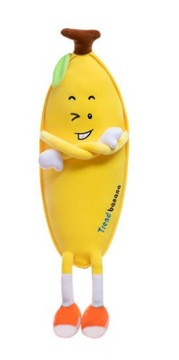 MASKOTKA Banan 100 cm poduszka owoc duża PLUSZAK