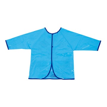 ЗАЩИТНЫЙ ДЕТСКИЙ ФАРТУК С РУКАВАМИ BABY SHARK ДЛЯ ДЕТСКОГО САДА ДОМА