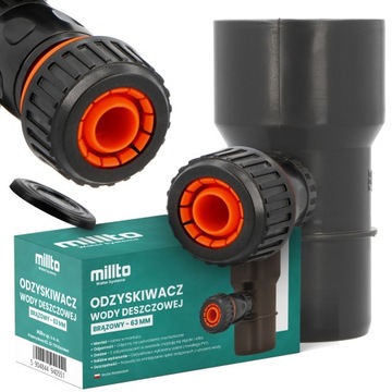 ДОЖДЕВОЙ УБОРНИК 63 ММ ДОЖДЕВОЙ СБОРНИК ЖЕЛОБ ДЛЯ ВОССТАНОВЛЕНИЯ ГРАФИТ