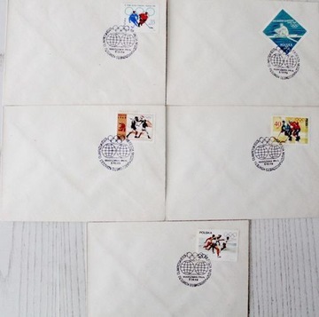 Конверты FDC конвертируют 68-ю сессию Олимпийского комитета. Варшава 1969 г.