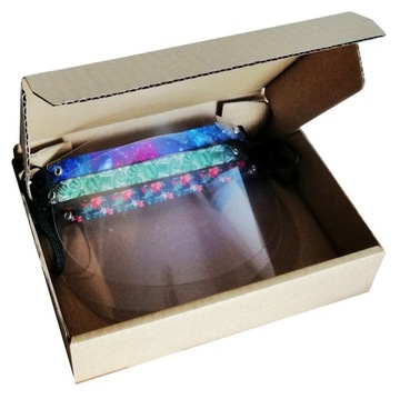 PÓŁ PRZYŁBICA MINI NA USTA NOS MASKA 7 wzorów