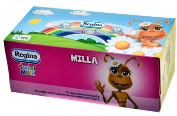 REGINA chusteczki higieniczne ŚWIAT MILLI 96 Sztuk
