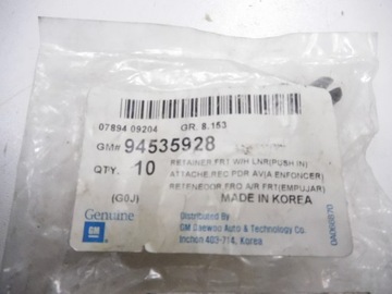 DRŽÁKY SPONKA PODBĚHU OPEL ANTARA OE 94535928