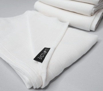 ПОДГУЗНИКИ LULLALOVE ТОЛСТЫЕ МАХРОВЫЕ БЕЛЫЕ 60х80 4ШТ.