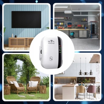 УСИЛИТЕЛЬ СИГНАЛА Wi-Fi МОЩНЫЙ ПОВТОРИТЕЛЬ 300 МБ/С 2 РЕЖИМА ФУНКЦИЯ WPS