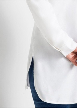 БЕЛАЯ КЛАССИЧЕСКАЯ ФУТБОЛКА BONPRIX WNL J5D _/ 42