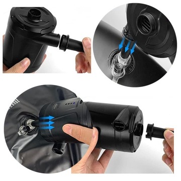 Аккумуляторный насос для матраса для бильярдного мяча, электрический USB + наконечники