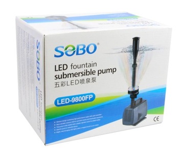 НАСОС ФОНТАН SOBO 5500л/ч СО СВЕТОДИОДНОЙ RGB ПОДСВЕТКОЙ