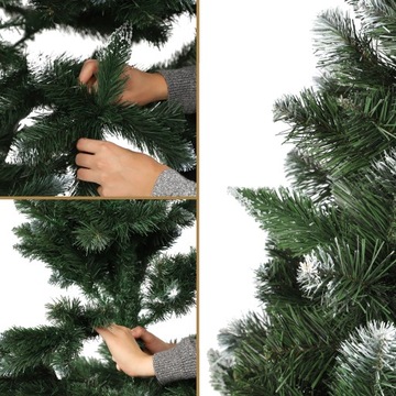 ЕЛЬ ИСКУССТВЕННАЯ АЛМАЗНАЯ 180 СМ ПЛОТНАЯ