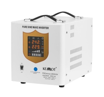 Zasilacz awaryjny Kemot URZ3429 PROsinus-2600/24 2600VA 1800W