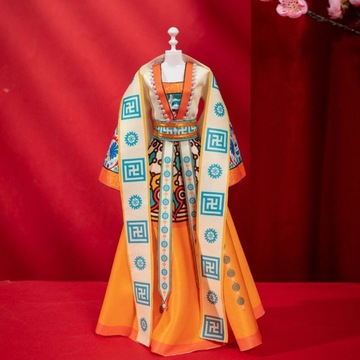 Набор для шитья игрушек Hanfu Diy Toy Kids, 5 предметов, ткань, 3 мес+