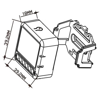Контроллер гаражных ворот TUYA WiFi с датчиком
