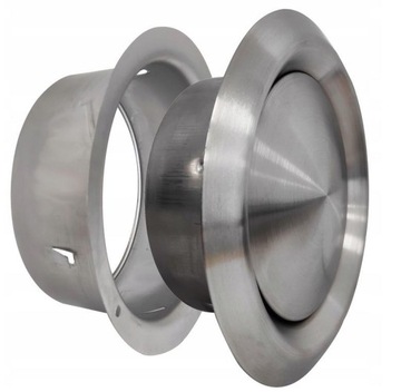 Anemostat zawór nawiewno wywiewny 150 mm CHROM