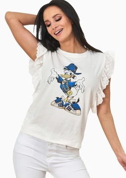 Włoska DISNEY Daisy Minnie KACZOR DONALD falbany U