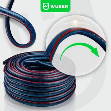 Усиленный садовый шланг с 4 слоями сильно прочный 3/4 