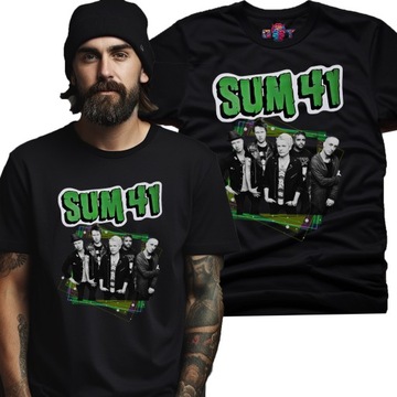 KOSZULKA MĘSKA STREETWEAR SUM 41 POP ROCK DLA FANA STREETWEAR CUSTOM