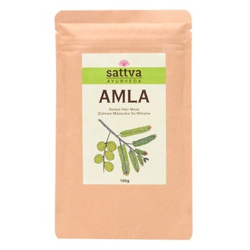 AMLA proszek 100g ziołowa maska do włosów SATTVA