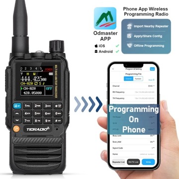 Приложение TIDRADIO H3 Walkie Talkie большого радиуса действия для вашего телефона