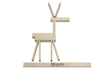 КЛЕНОВЫЕ Деревянные БЛОКИ 100 шт.