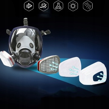 PAINT MASK 6800 ПОЛНЫЙ ПРОТИВОПЫЛЕВЫЙ НАБОР + ФИЛЬТРЫ