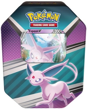 Pokemon TCG: V Heroes Tin Espeon Pusta Puszka + Karta Espeon V