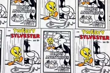 Sukienka damska dopasowana Tunika Looney Tunes Tweety Sylvester r. 1X Duża