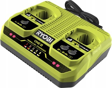 RYOBI ДВОЙНОЕ ЗАРЯДНОЕ УСТРОЙСТВО 18V ONE+ RC18240G ДВОЙНОЙ ЗАРЯДНЫЙ ПОРТ