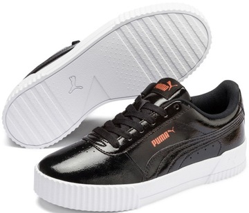 BUTY DAMSKIE PUMA SPORTOWE CZARNE CARINA ROZM 36