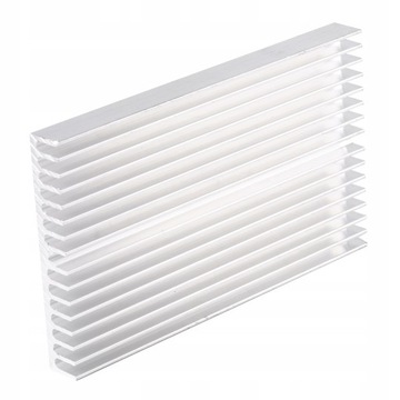 Алюминиевая решетка радиатора своими руками 100*60*10 мм