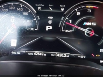 BMW Seria 5 G30-G31 2019 BMW M5 Competition 2019 4.4l 4.4 Benzyna 617KM, zdjęcie 11