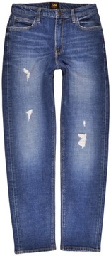 LEE spodnie BLUE jeans NEW STRAIGHT _ W26 L30