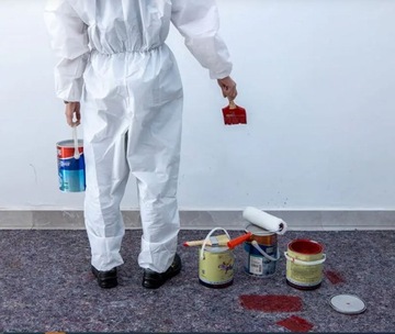 ЗАЩИТНЫЙ ВОЙЛ С ФОЛЬГОЙ КОВРИК ДЛЯ ПОКРАСКИ 1х25мб 220Г/М2