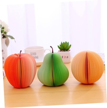 Наклейки в форме фруктов, липкая закладка, бумажные заметки, тетради Opub