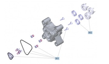 Головка насоса KARCHER для стиралки К 4 К 5