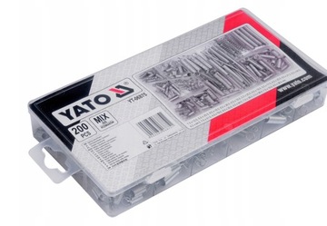 YATO YT-06875 ZESTAW SPRĘŻYNEK 200SZT MIX RODZAJÓW