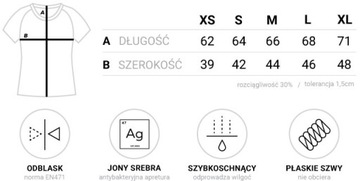 Женская футболка для скандинавской ходьбы, темно-синяя ПОЛЬША S