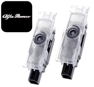 Led Logo Projektor do Alfa Romeo 159 166 Giulia Giulietta Stelvio Tonale