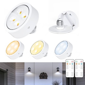 4x LAMPKA Z E26/27 LAMPA LED N BATERIE PILOT