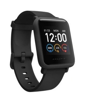 Amazfit BIP S Lite Charcoal BLACK Smartwatc CZARNY