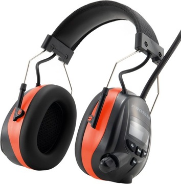 Nauszniki Ochronne Ochronniki Słuchu Protear DAB+ Radio FM Bluetooth BT