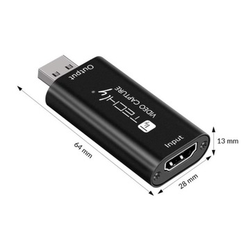 Карта захвата HDMI 108 Techly Grabber