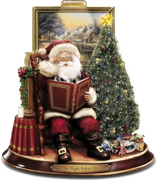 Thomas Kinkade CHOINKA MIKOŁAJ 'Twas The Night Before Christmas'