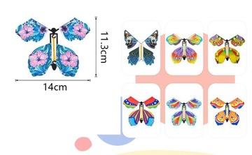 10 забавных сюрпризов для ребенка с летающими заводными волшебными бабочками