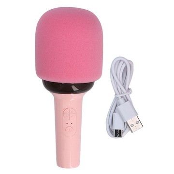 БЕСПРОВОДНОЙ МИКРОФОН КАРАОКЕ ГОЛОСОВОЙ МОДУЛЯТОР ДЛЯ ДЕТЕЙ С BLTH ДИНАМИКОМ