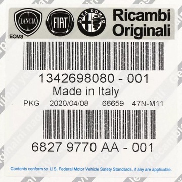 DUCATO JUMPER 94-06 ДАТЧИК КОНТАКТОР ДВЕРИ КОНТАКТ