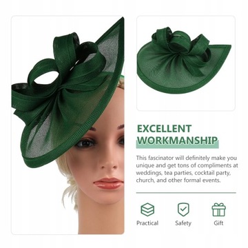 Повязка на голову Fascinator, шляпа для чаепития