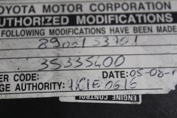 JEDNOTKA MOTORU LEXUS IS 2 II 220