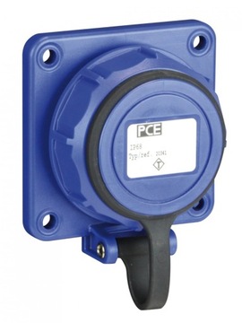 Gniazdo tablicowe 10/16A 2P+Z 230V /75x75/