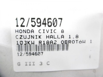CIVIC 8 VIII UFO SENZOR OBRAT 1,8 012010-6010